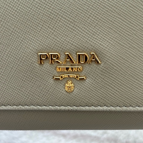 Authentic Prada Saffiano Wallet on Chain - Picture 8 of 11